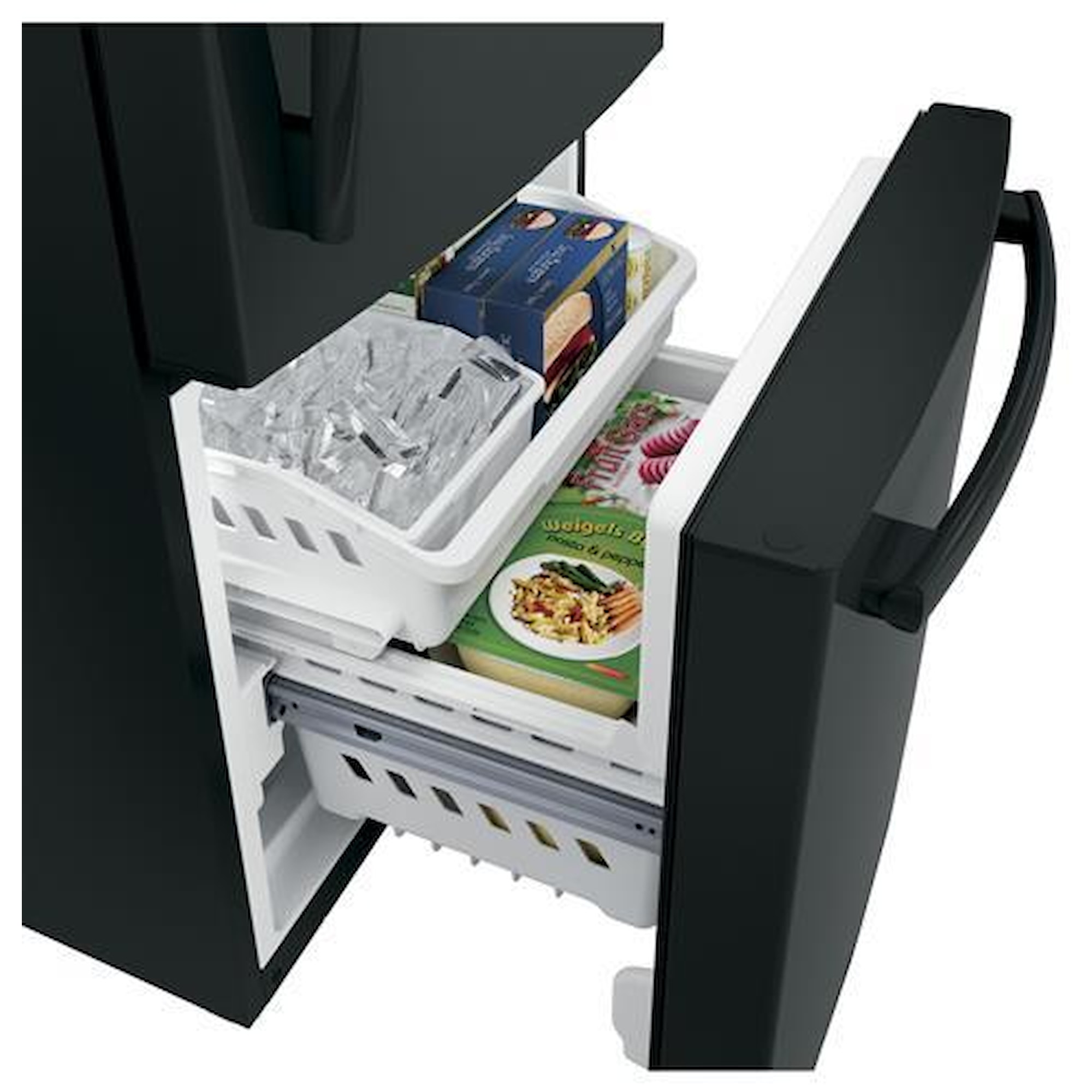 GE Appliances GDE21EGKBB GE® Series ENERGY STAR® 20.9 Cu. Ft. Bottom